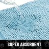 image:imageSmiry Dog Door Mat for Muddy Paws Absorbent Non Slip Dirt Trapper 47x32Sky Blue and White