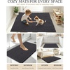image:imageSmiry Thick Bathroom Rugs 32x20 Extra Soft Absorbent Chenille Bath Mats NonSlip Rubber Backing Machine Washable Quick Dry Bathroom Floor Mats for Tub Shower Home Decor Accessories GreyDark Grey