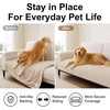 image:imageSmiry Couch Covers for Dogs Non Slip Plush Washable Sofa Cover for PetsApricot