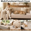 image:imageSmiry Couch Covers for Dogs Non Slip Plush Washable Sofa Cover for PetsApricot
