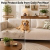 image:imageSmiry Couch Covers for Dogs Non Slip Plush Washable Sofa Cover for PetsApricot