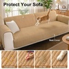 image:imageSmiry Couch Covers for Dogs Non Slip Plush Washable Sofa Cover for PetsCamel