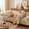 image:imageSmiry Couch Covers for Dogs Non Slip Plush Washable Sofa Cover for PetsCamel