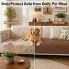 image:imageSmiry Couch Covers for Dogs Non Slip Plush Washable Sofa Cover for PetsChocolate