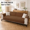 image:imageSmiry Couch Covers for Dogs Non Slip Plush Washable Sofa Cover for PetsChocolate