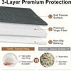 image:imageSmiry Couch Covers for Dogs Non Slip Plush Washable Sofa Cover for PetsDark Grey