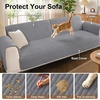 image:imageSmiry Couch Covers for Dogs Non Slip Plush Washable Sofa Cover for PetsGrey