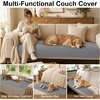 image:imageSmiry Couch Covers for Dogs Non Slip Plush Washable Sofa Cover for PetsGrey
