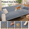 image:imageSmiry Couch Covers for Dogs Non Slip Plush Washable Sofa Cover for PetsGrey