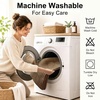 image:imageSmiry Couch Covers for Dogs Non Slip Plush Washable Sofa Cover for PetsMocha
