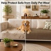 image:imageSmiry Couch Covers for Dogs Non Slip Plush Washable Sofa Cover for PetsMocha