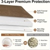 image:imageSmiry Couch Covers for Dogs Non Slip Plush Washable Sofa Cover for PetsMocha