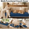 image:imageSmiry Couch Covers for Dogs Non Slip Plush Washable Sofa Cover for PetsNavy