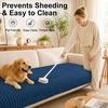 image:imageSmiry Couch Covers for Dogs Non Slip Plush Washable Sofa Cover for PetsNavy