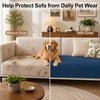 image:imageSmiry Couch Covers for Dogs Non Slip Plush Washable Sofa Cover for PetsNavy