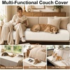 image:imageSmiry Couch Covers for Dogs Non Slip Plush Washable Sofa Cover for PetsWhite