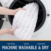 image:imageSmiry Soft Chenille Bathroom Toilet Lid Cover Stays in Place Rubber Backing Covers Machine Washable 175x15 Fits Most Round Elongated and Oblong Lids Accessories Decor Light GreyWhite