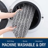 image:imageSmiry Soft Chenille Bathroom Toilet Lid Cover Stays in Place Rubber Backing Covers Machine Washable 175x15 Fits Most Round Elongated and Oblong Lids Accessories Decor Light GreyGrey