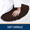 image:imageSmiry Soft Chenille Bathroom Toilet Lid Cover Stays in Place Rubber Backing Covers Machine Washable 175x15 Fits Most Round Elongated and Oblong Lids Accessories Decor Light GreyBrown