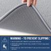 image:imageSmiry Thick Memory Foam Bath Mat 32X20 Ultra Soft NonSlip Bathroom Rug Plush Water Absorbent Quick Dry and Machine Washable Floor Mat for Shower Tub amp Home Decor GreyGrey