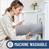 image:imageSmiry Thick Memory Foam Bath Mat 32X20 Ultra Soft NonSlip Bathroom Rug Plush Water Absorbent Quick Dry and Machine Washable Floor Mat for Shower Tub amp Home Decor GreyGrey