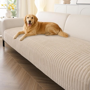 image:imageSmiry Couch Covers for Dogs Non Slip Plush Washable Sofa Cover for PetsApricot